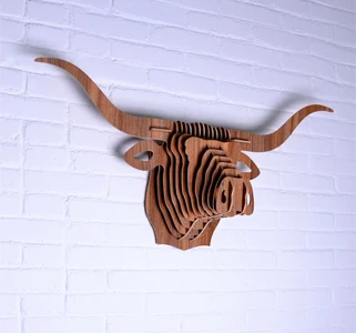 NODIC деревянная голова буйвола для украшения стен домашнее украшение Стены