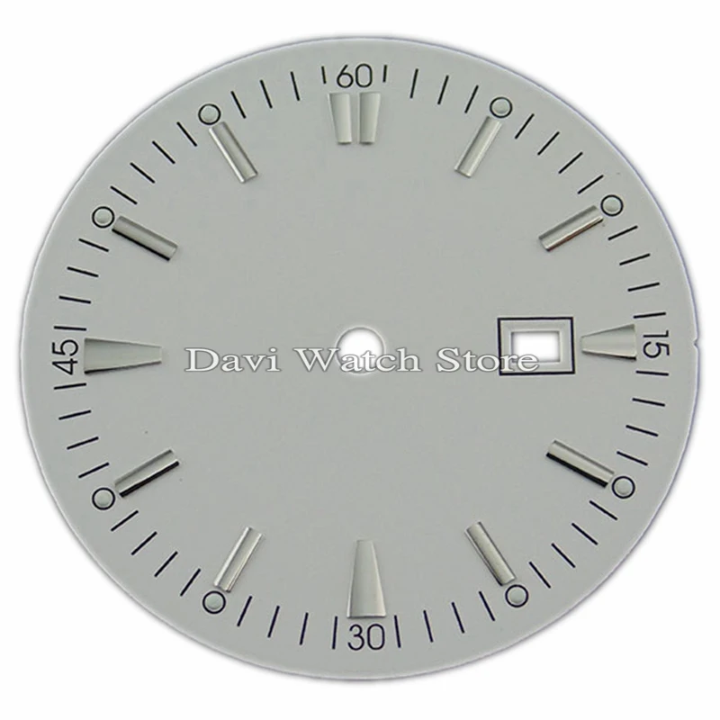 Стерильный циферблат BLIGER 35 мм подходит для часов Mingzhu DG2813/3804 | Наручные часы
