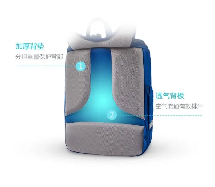 Xiaomi youpin сумка для похудения, Экологичная тканевая сумка, увеличивающая здоровье детей, для мальчиков и девочек, школьная сумка smart