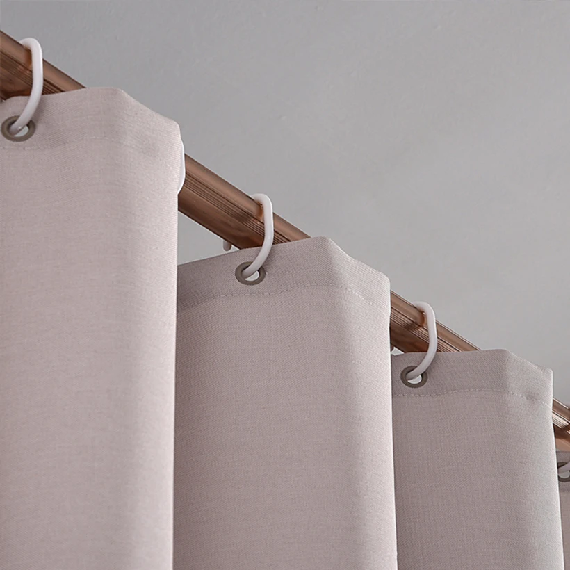 waterproof mildew thickening shower curtain solid color shower curtain bathroom curtain imitation linen shower curtain d40 free global shipping