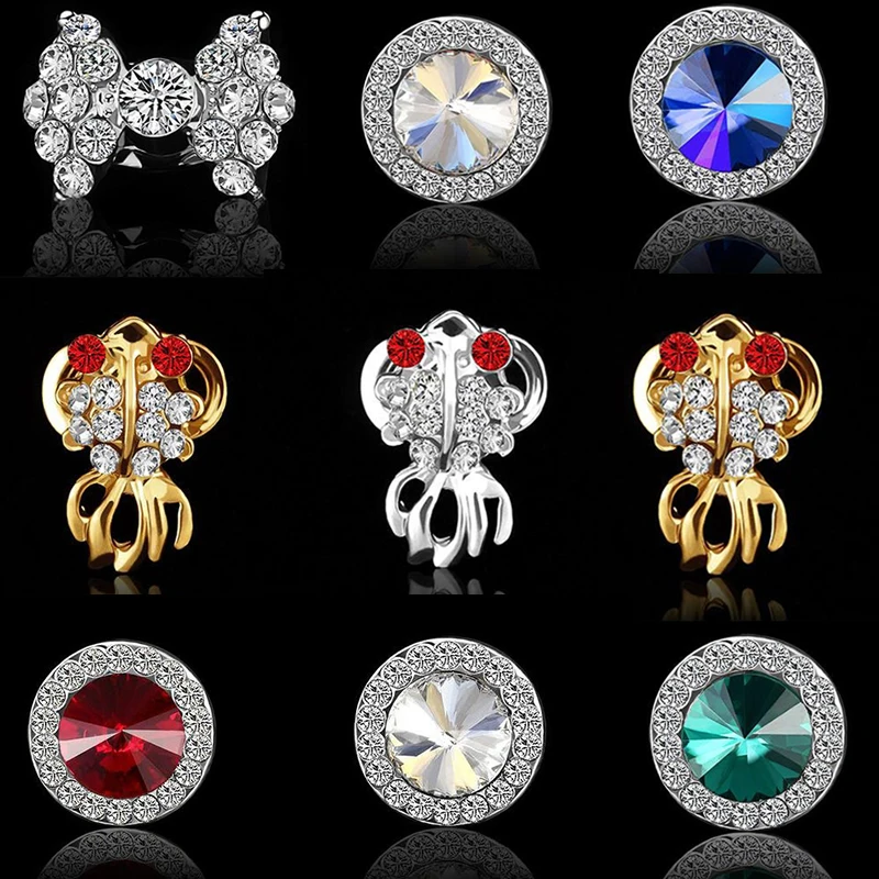 

1pcs Strass Unha Nail Rhinestone Alloy 2021 NEW Pearl Jewelry Nails DIY Glitter Rotatable 3D Nail Charm Manicure ME1-8
