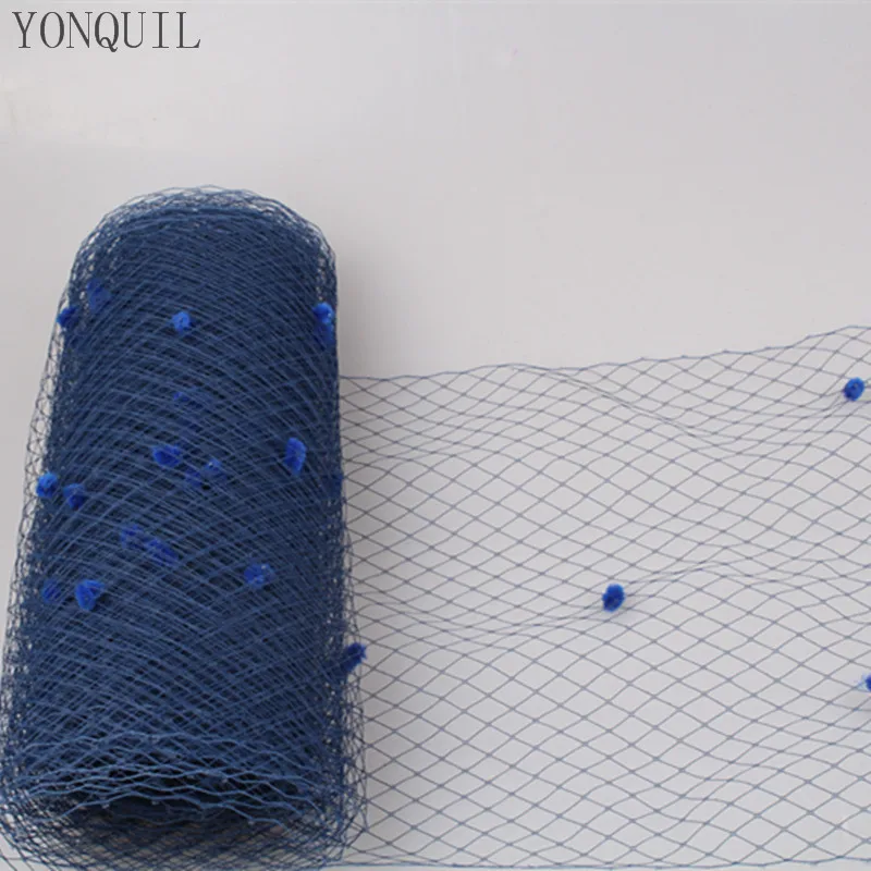 Темно синие разноцветные точка завеса для птичьей клетки 25 см Ширина российские