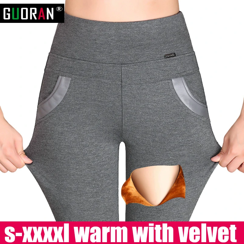 Зимние женские брюки; pantalones; одежда женская; леггинсы с высокой талией; хлопковые плотные тонкие теплые узкие брюки-карандаш; женские брюки