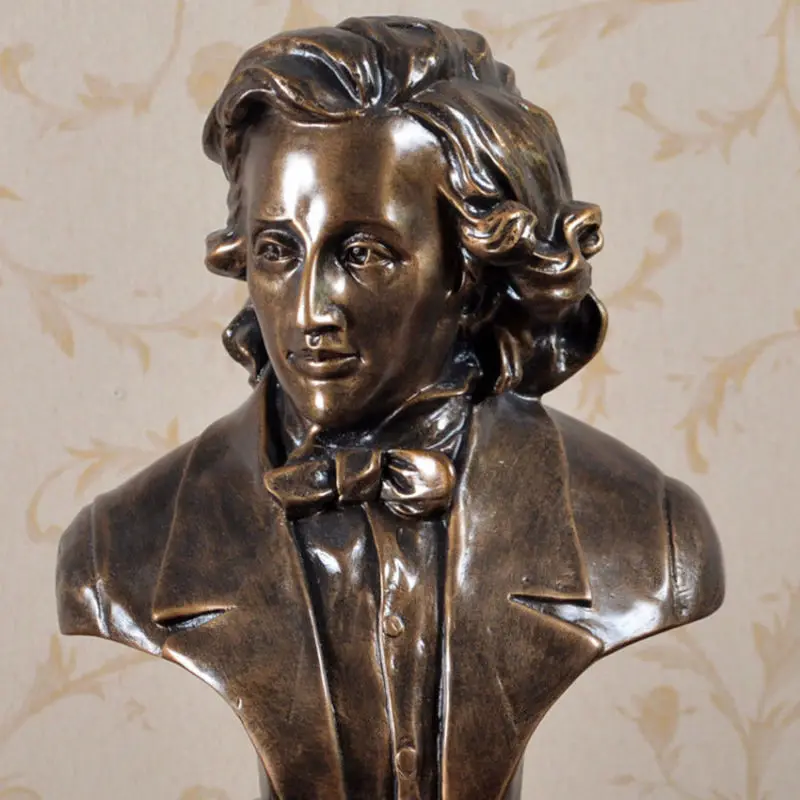 13 &quotВеликий музыкант Шопен бюст статуя смолы | Дом и сад