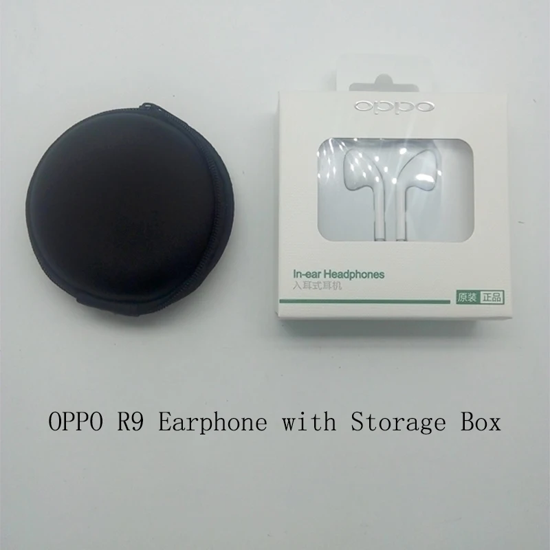 Новая оригинальная коробка для хранения гарнитуры OPPO R9 R15 Find X F7 F9 R17 с разъемом 3 5