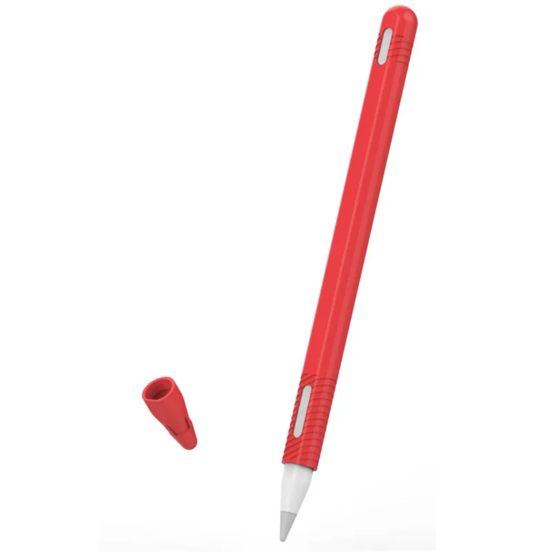 Мягкий силиконовый чехол для Apple Pencil 2-го поколения Чехол для iPad Pro карандаш 2 Набор колпачков держатель планшет ручка-стилус чехол