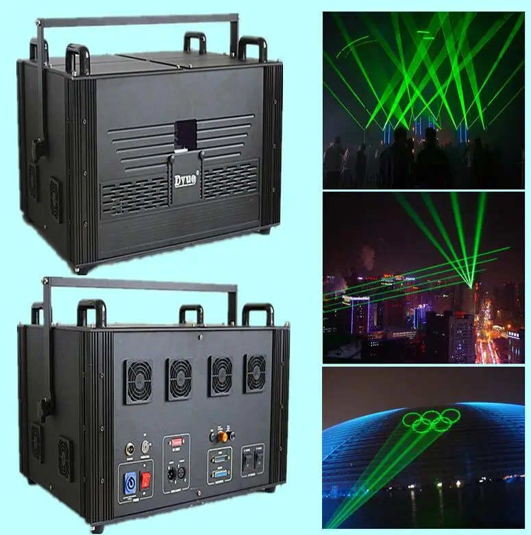 15W Single Green 10 Вт, 15 Вт, 20 Вт, 532нм ориентир, лазерный светильник, один зеленый лазерный светильник, оборудование для шоу, для наружной лазерной рекламы, лазерная проекция - Цвет: 15W Single Green