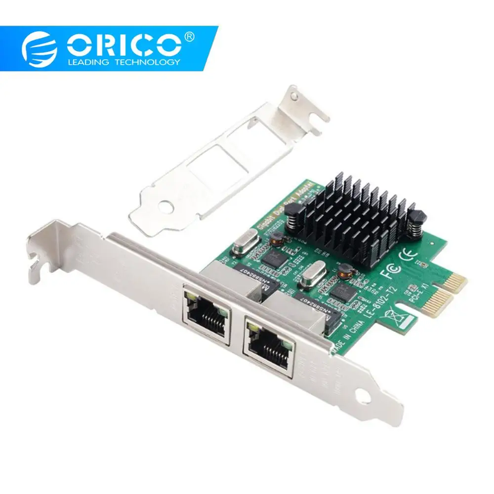 ORICO 2 порта PCIE к Gigabit сетевому адаптеру для ноутбука поддержка настольного