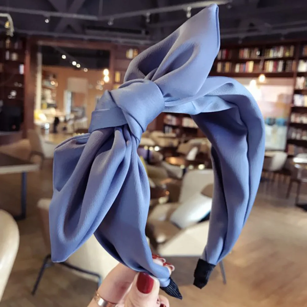 Korean Boutique Hairband Rabbit Ears Cloth Bow Headband Women Girls Hair Head Hoop Bands Accessories For Girl Hairbands Headwear | Мать и