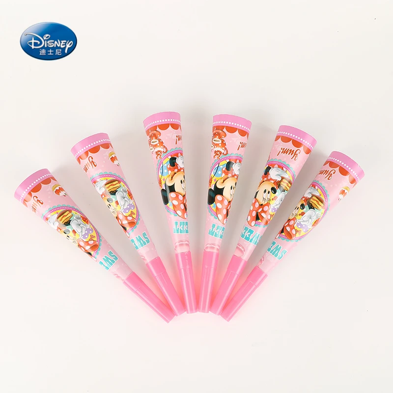 

6pcs/lot Minnie Mouse Party Supplies Minnie Horn Baby Party Trumpet Noise Maker Wedding Party Decoration