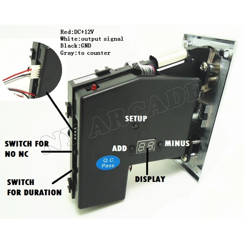 CH928 Передняя пластина из сплава цинка селектор монет акцептор для