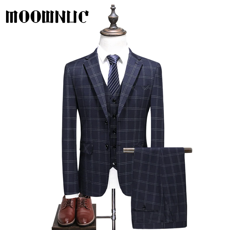 Костюмы брюки жилет классический темно синий новое платье пачка комплект из трех