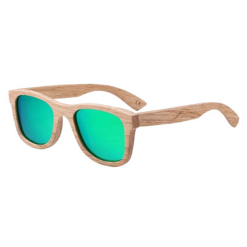 Фото Солнцезащитные очки BerWer Polarized из дерева, мужские и женские, дизайнерские, оригинальные, из бамбука, Oculos De Sol Masculino №1