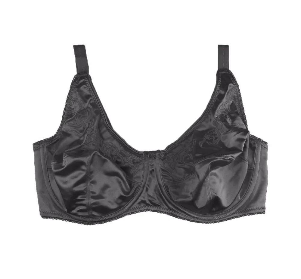 Женский бюстгальтер с вышивкой без подкладки размеры 34 46|embroidery bralette|plus size brasize bra |