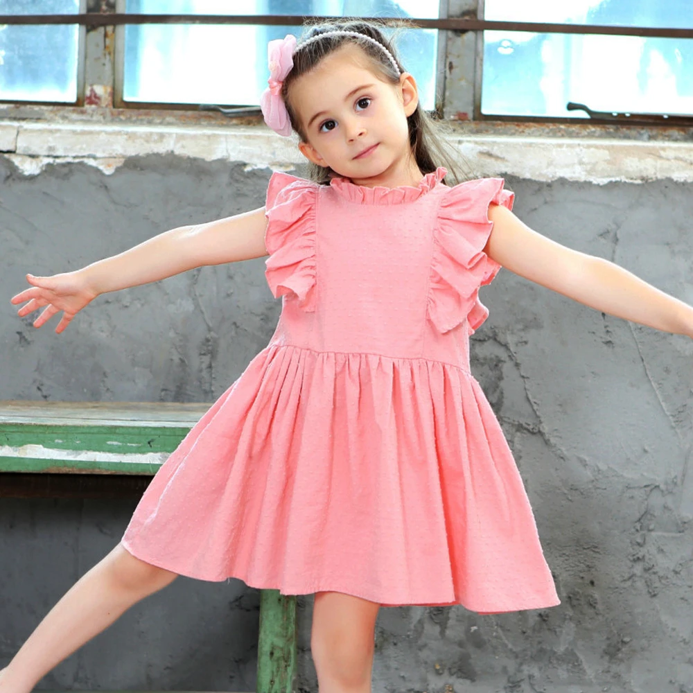 baby girl dress summer 2020 little girls dresses cotton kids princess party children clothes size for 2 3 4 5 6 7 8 years | Детская