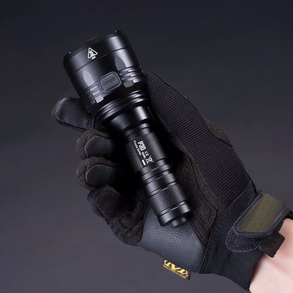 Бесплатная доставка NITECORE 1000 люмен P30 Охотничий Тактический фонарь + 18650