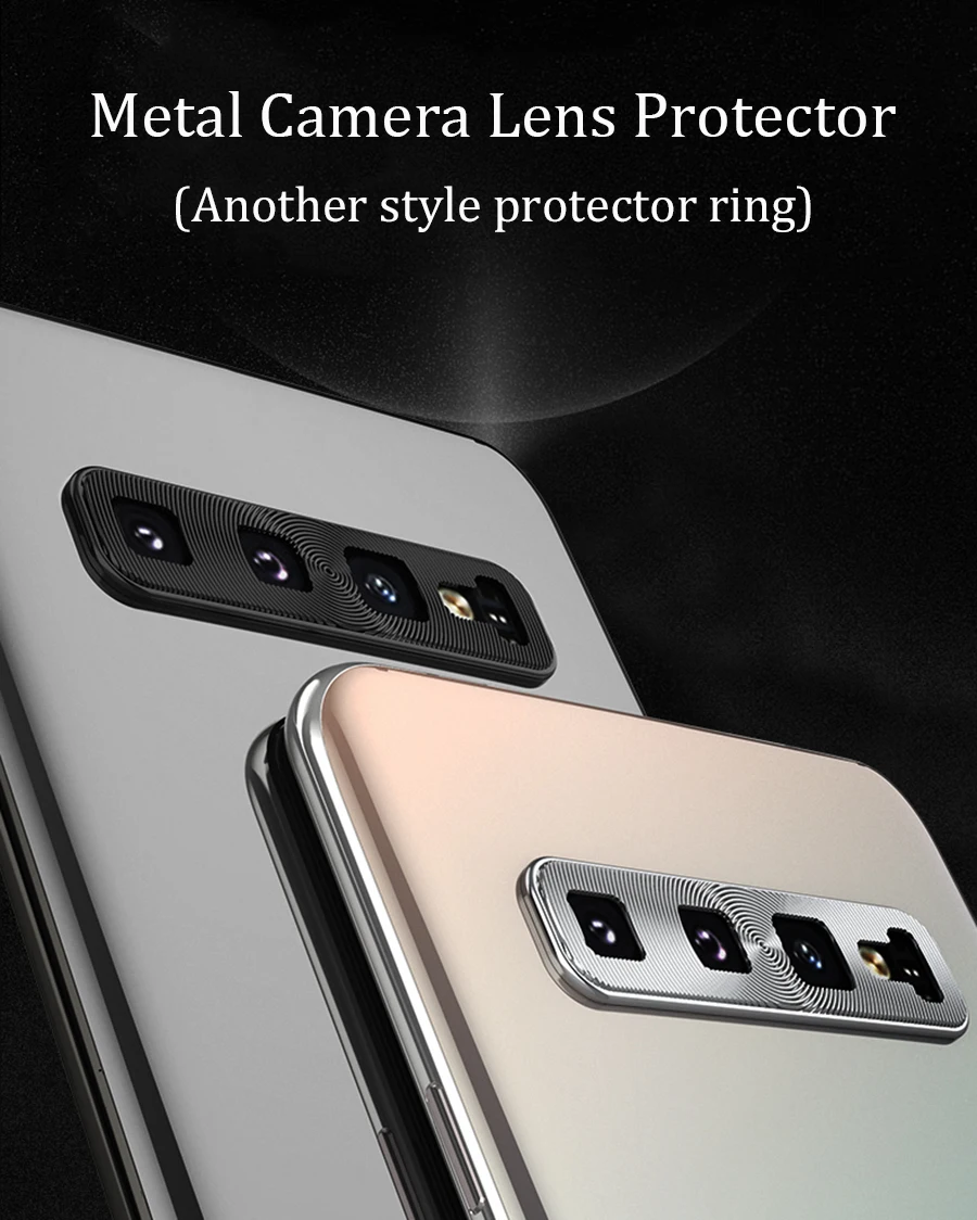 Защитное стекло для камеры для samsung Galaxy S10 Plus S10E Note 10, металлическое закаленное стекло для объектива камеры, защитное кольцо, чехол