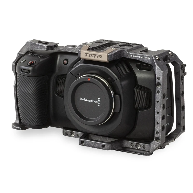 Tilta BMPCC 6K 4K клетка TA T01 B Базовый комплект (тактическая отделка) Полная камера SSD