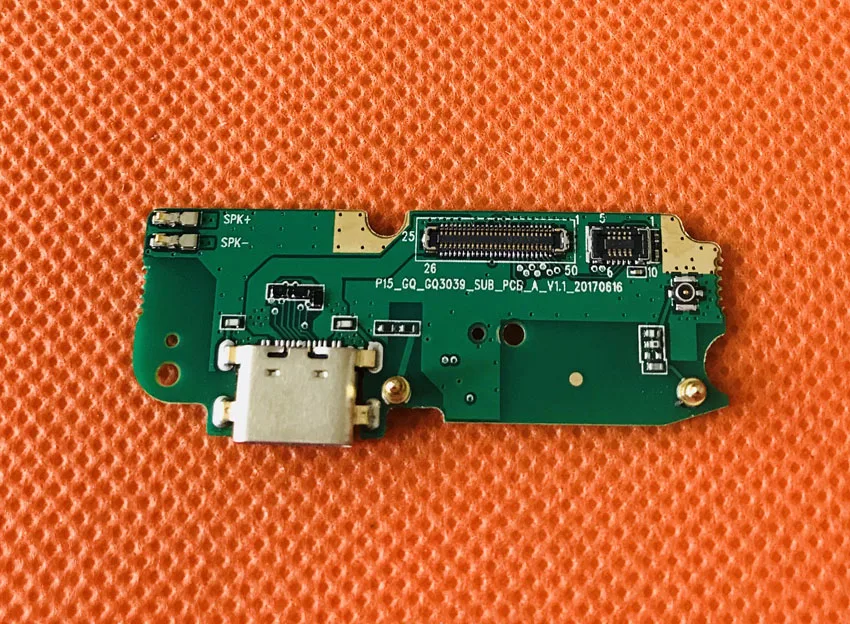 

Used Original USB Plug Charge Board+Microphone mic For Ulefone T1 Helio P25 Octa Core 5.5 inch FHD Free shipping