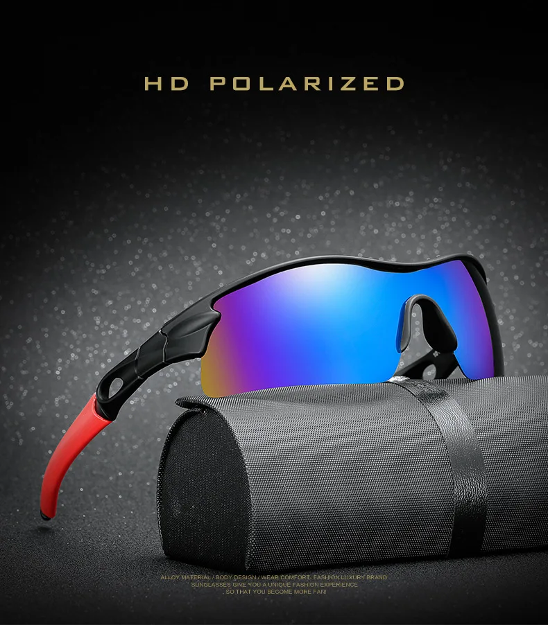 2017 модные брендовые Дизайнерские Мужские поляризационные солнцезащитные очки