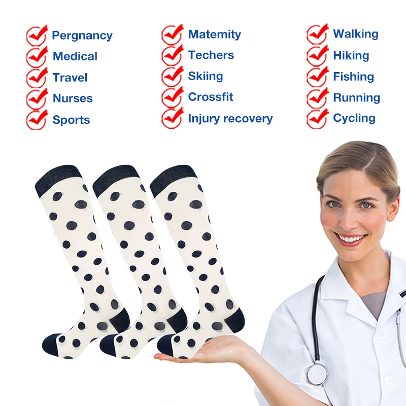 Компрессионные подошвенные носки IDEALSLIM для женщин и мужчин 3 пары | Женская одежда