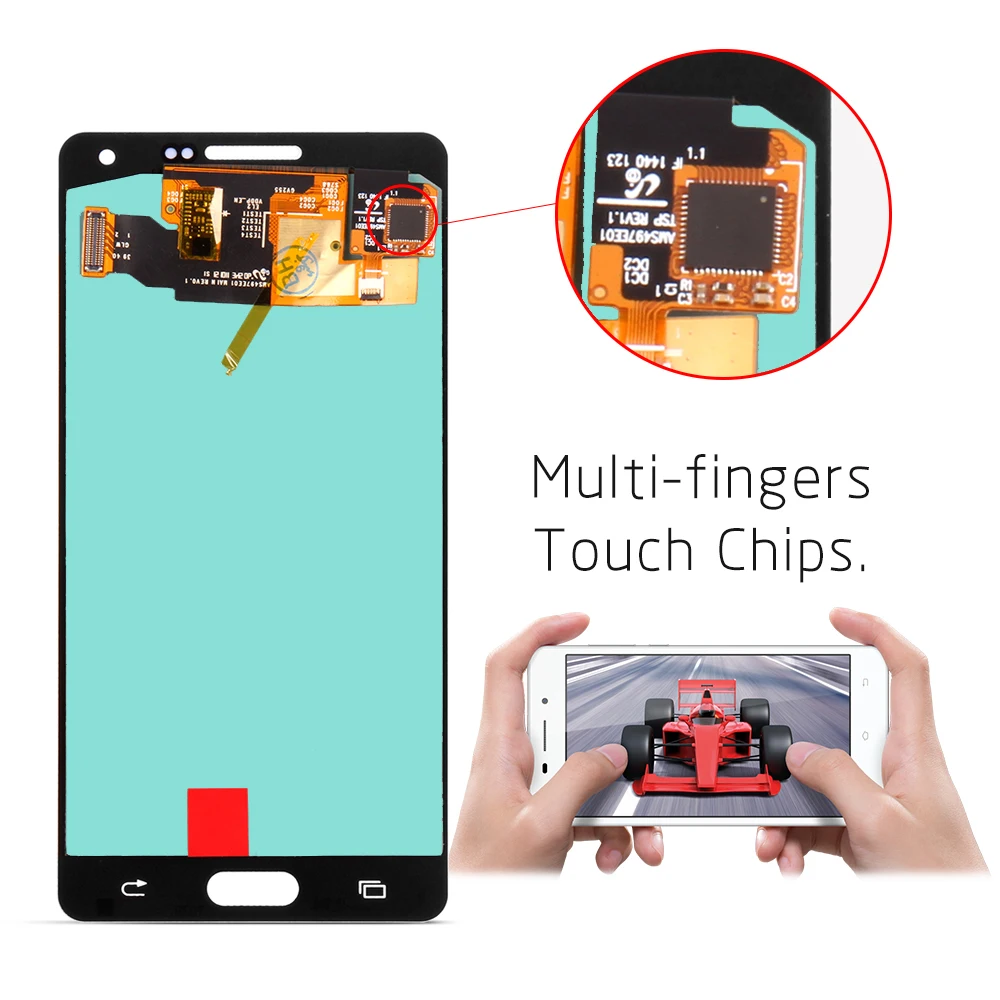 AMOLED ЖК дисплей для SAMSUNG Galaxy A5 2015 A500FU A500 A500F A500M сенсорный экран дигитайзер Замена