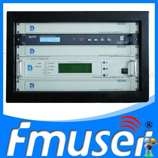 Fmuser 50 Вт VHF UHF все твердотельные ТВ сигналы передатчик вещания цифровая станция