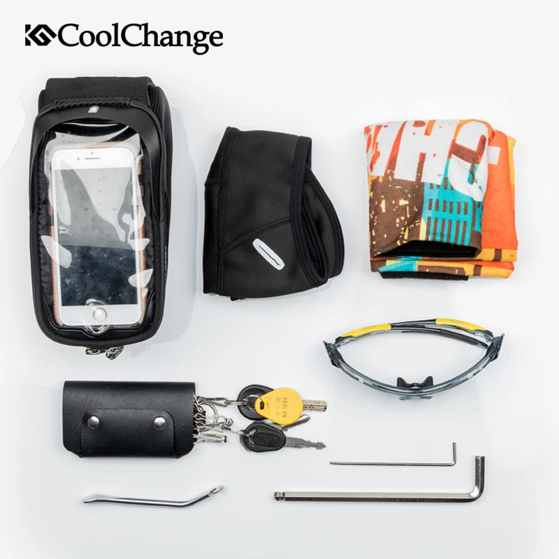 Сумка CoolChange на верхнюю раму велосипеда уличная Водонепроницаемая