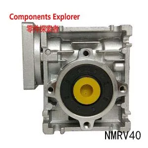 Червячный редуктор NMRV40 86 мм ключ 6 и выходное соотношение 18 10:1 для 17 Н. М ниже