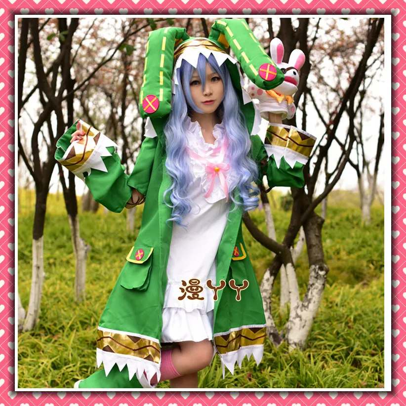 Yoshino Cos Hot DATE A LIVE Аниме косплей костюмы с изображением эльфа женский костюм для