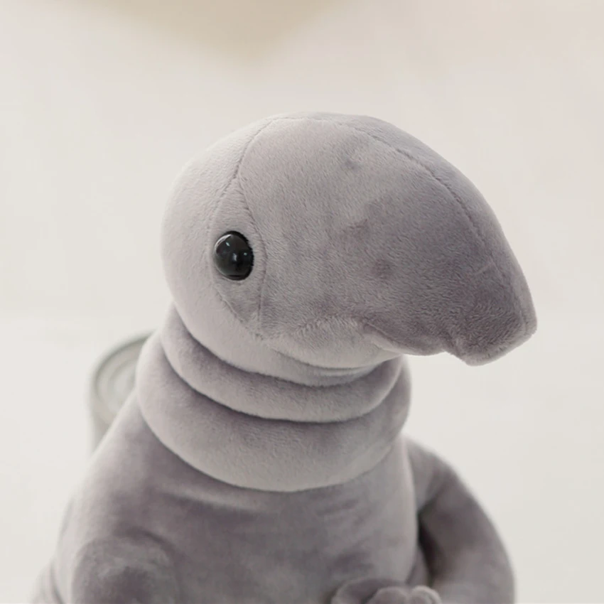 

20cm cartoon Waiting Plush Toy Zhdun Meme Tubby Gray Blob Zhdun Movie Stuffed Doll Homunculus Loxodontus Kids Kawaii Gifts