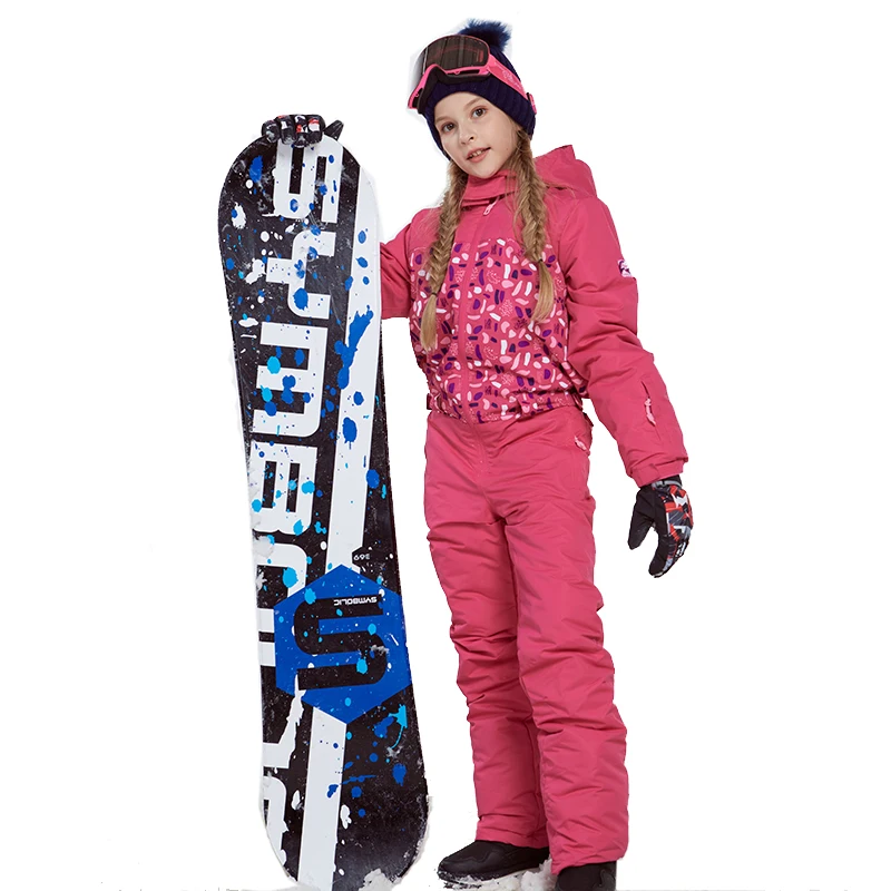 Phibee Kids Clothes Ski Set Girls Boys Warm Children Clothing Waterproof Windproof Breathable Tracksuit | Детская одежда и обувь