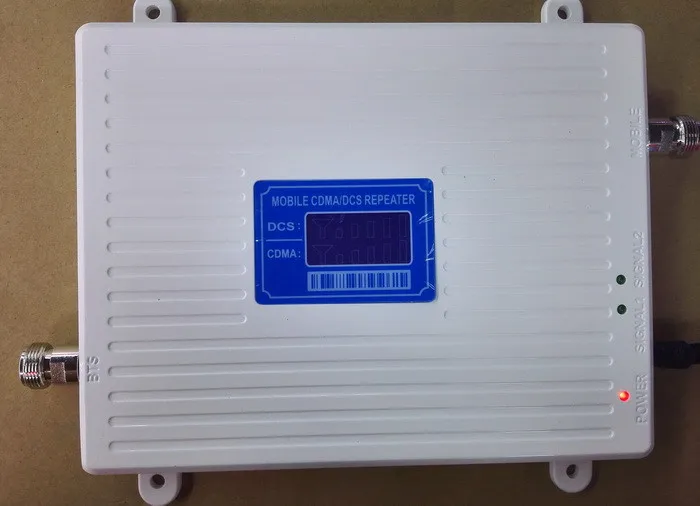 Новый Белый LCD GSM 850MHz CDMA DCS 1800MHz усилитель сигнала мобильного телефона 2G 4G FDD LTE 850