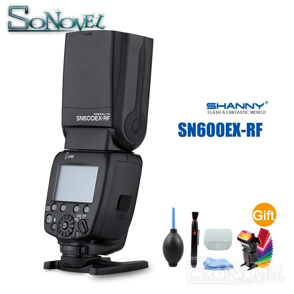 Shanny SN600EX-RF 2 4G беспроводное радио TTL Master Slave Speedlite вспышка для Canon Rebel T7i T6i T6S T6 T5 T5i T4i