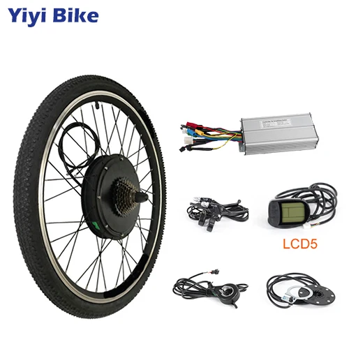 27.5inch LCD5 kit 1000 Вт Электрический е велосипед конверсионный комплект 48 в задний мотор колеса 42 км/ч бесщеточный не-редукторный мотор ступицы 26 27,5 28 29 700C велосипедный двигатель - Цвет: 27.5inch LCD5 kit