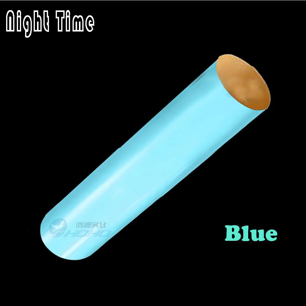 Sunice синий люминесцентный светится в темноте автомобильная пленка виниловая