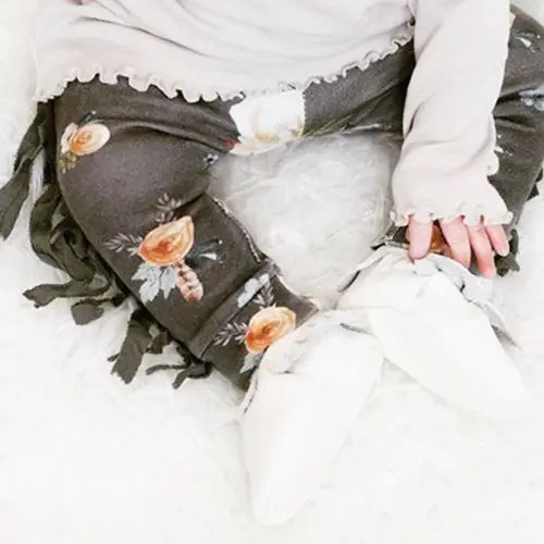 Детские штаны для маленьких мальчиков и девочек модные длинные шаровары с