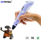 Ручка Myriwell 3d со светодиодным дисплеем температуры, 3d-ручка для печати, 100 м ABS нить, лучший детский день, сделай сам, подарок для детей