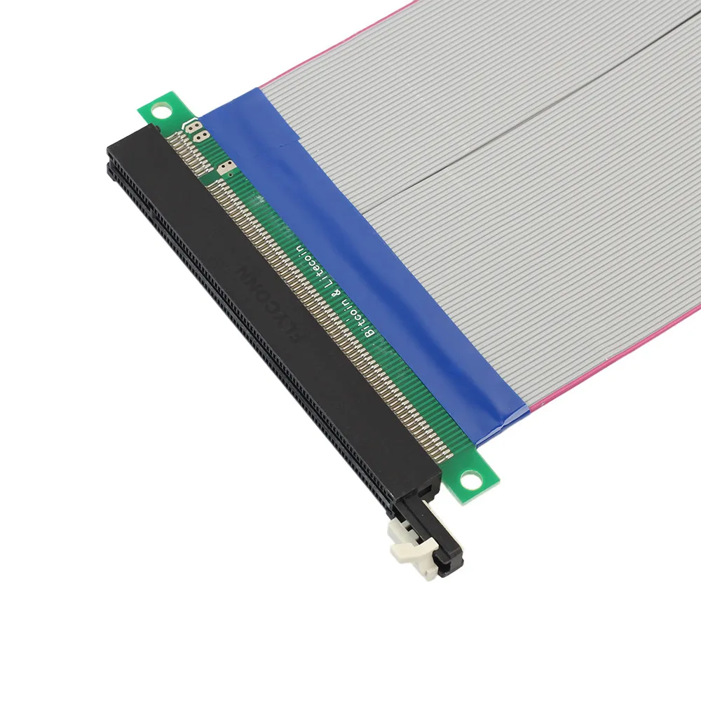 Новое поступление PCI E Express 16X до 16x удлинитель для мужчин и женщин ленточный кабель