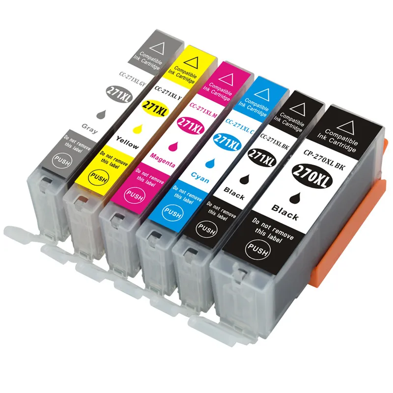 12 шт. PGI-270 CLI-271 совместимые чернильные картриджи для canon MG7720 TS8020 TS9020 TS6020 принтер