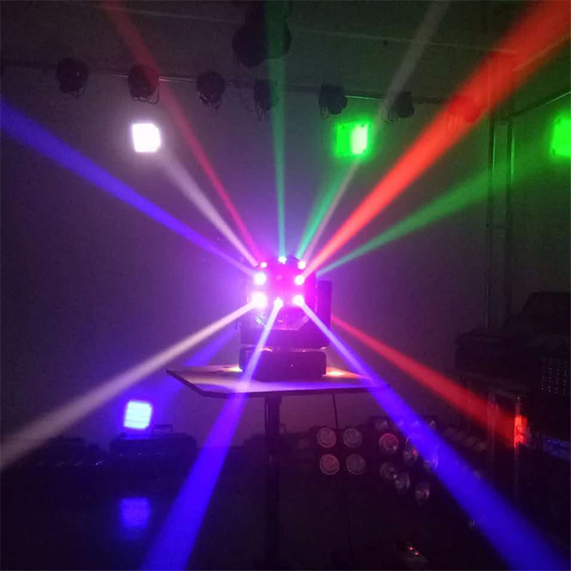 3в1 луч/лазер/Стробоскоп 16x3 Вт движущийся головной свет футбол DMX512 лазерный