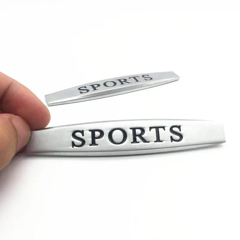 Металлическая Спортивная Эмблема для универсалов 2 шт. пара клеевых наклеек на