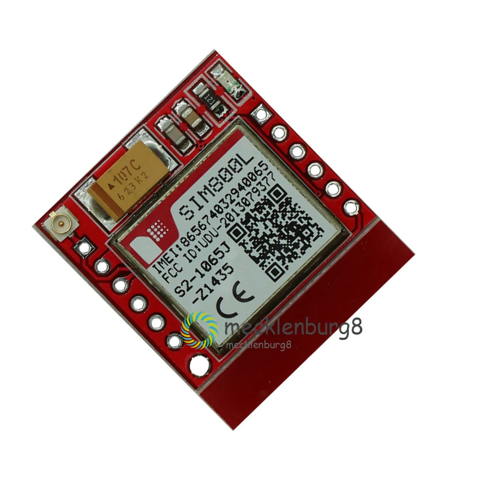 Миниатюрный SIM800L GPRS GSM модуль беспроводная плата с ядром карты MicroSIM