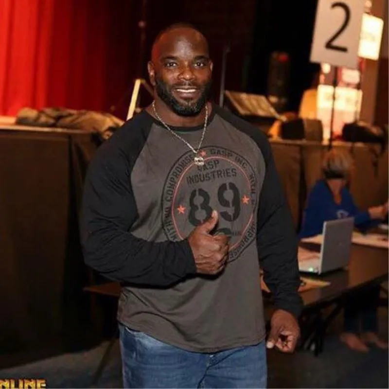 Для мужчин Бег Спорт хлопковая Футболка Тренажерный зал Фитнес тренировки Training с