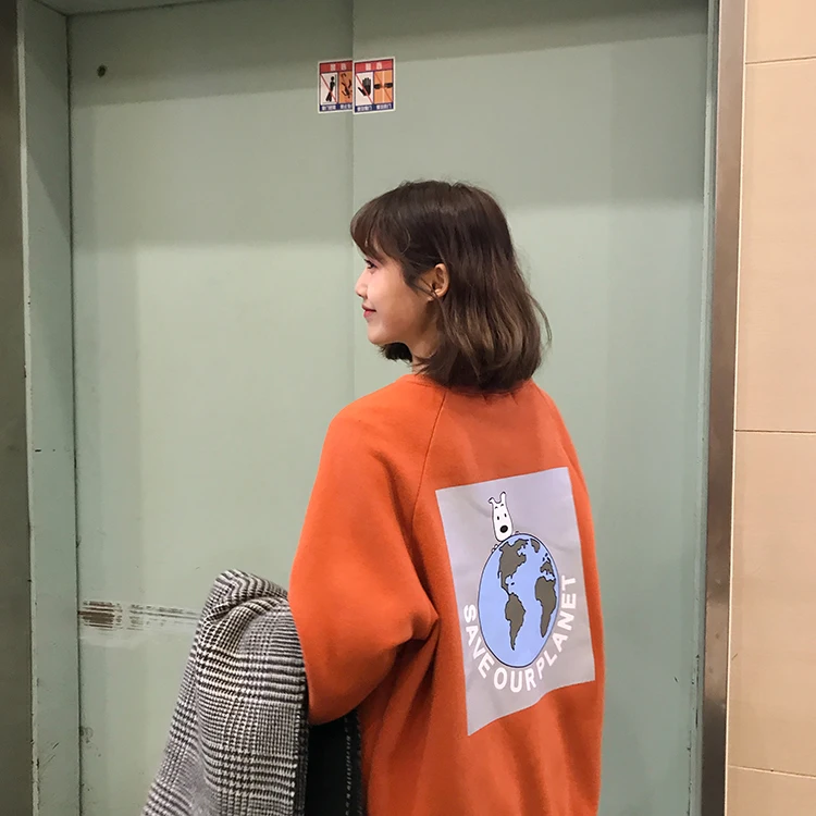 Пуловер женский с круглым вырезом и длинным рукавом 2 цвета | Женская одежда