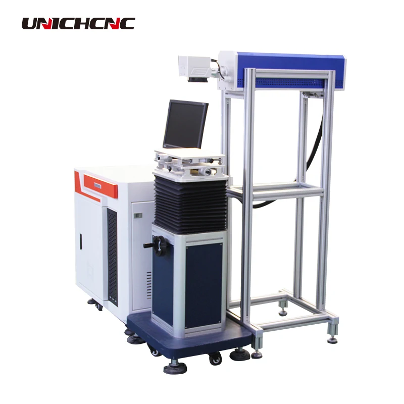 Маленький размер Настольный co2 лазерная маркировочная машина для деревянной