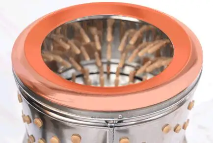 Промышленный выщипыватель цыплят из нержавеющей стали 2 3 цыплята машина для