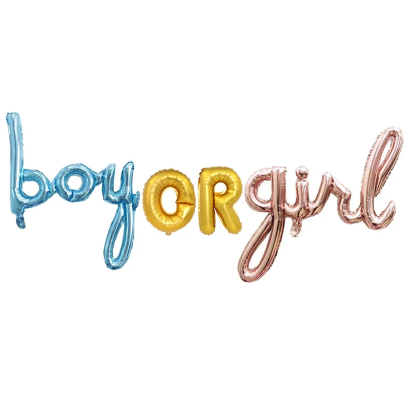 Воздушный шар из фольги с английскими буквами для мальчиков и девочек 3 шт./компл.