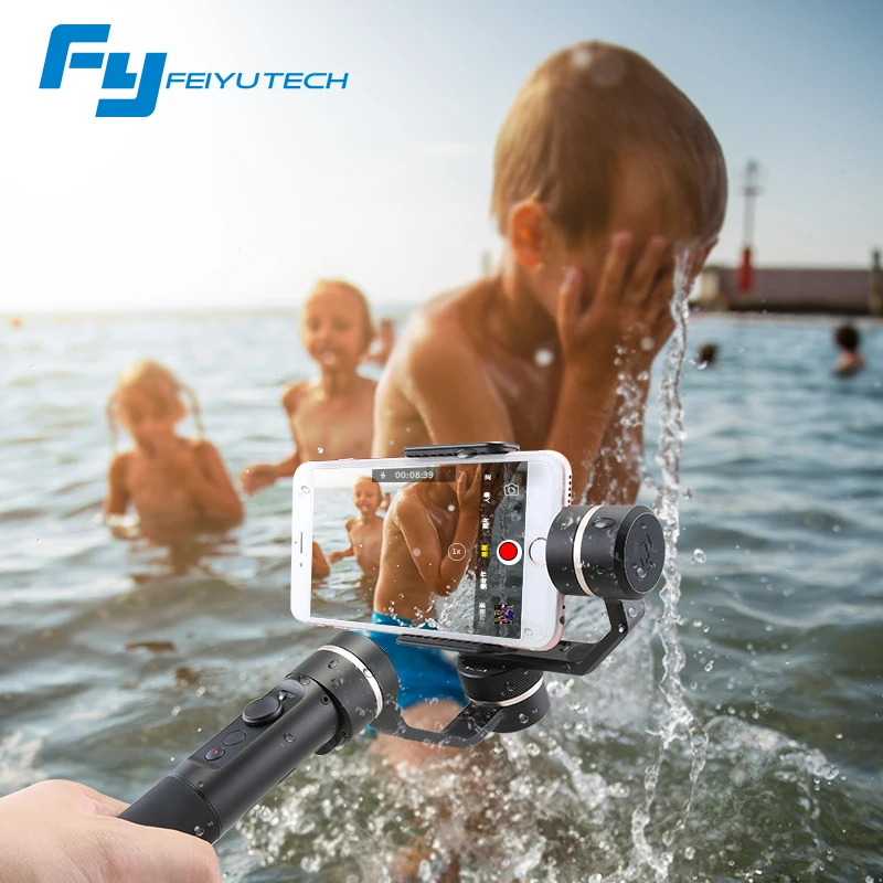 Стабилизатор для смартфона FeiyuTech SPG 3 осевой Ручной iPhone 7 6 Plus экшн Камера Gopro VS Zhiyun