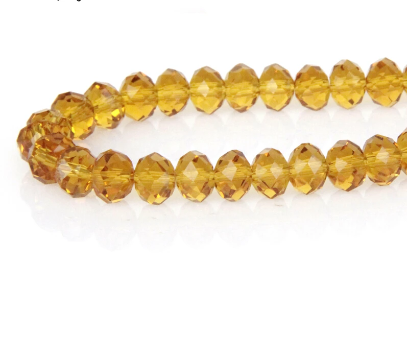 Бесплатная доставка разноцветные двухконусные хрустальные бусины 12 мм 70 шт.